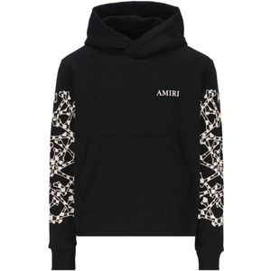 Amiri - AW22MJG020-1 - Hoodie - Zwart - Geruite Botten