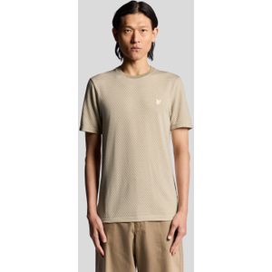 Lyle & Scott Grafisch Jacquard T-shirt - Wit
