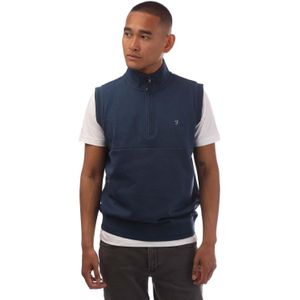 Farah Heren Clint Gilet (Donkerblauw)