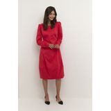 Jurk - Fiery Red - Casual Fit - Jerseyjurken