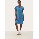 Part Two - Kaminaspw Dr - Denim Jurk - Blauw - V-Hals