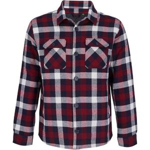 SOLS Unisex Noah Flanellen Gewatteerd Overhemd Voor Volwassenen (Medium Bourgondië) - Maat XL