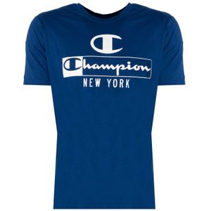 Champion T-shirt Mannen blauw