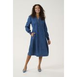 CULTURE - Blousejurk - Blauw - Denim