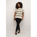 KAFFE - KC Malia - Trui - Beige / Donkerbeige