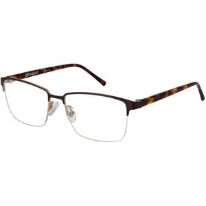 Caterpillar - CPO-3503 - Brilframe - Bruin - Roestvrij Staal - 55 mm