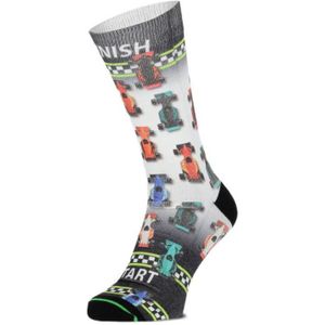 XPOOOS sokken Zandvoort grijs/multi