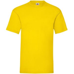 Fruit of the Loom Heren Valueweight T-Shirt (Geel)
