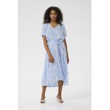Kaffe - Beathe - Jurk - Lichtblauw - Viscose - 3/4 Lengte