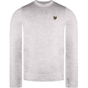 Lyle & Scott - Merino - Lichtgrijze Trui - Heren