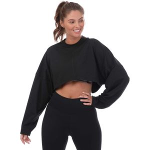 Reebok Dames/Dames Lux Oversized Hoodie (Zwart)