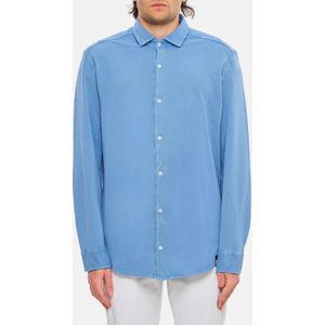 Overhemd met lange mouwen en knopenstrip