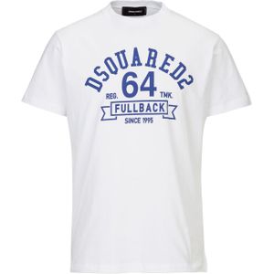 Dsquared2 T-Shirt College Sigaret Pasvorm T-shirt
