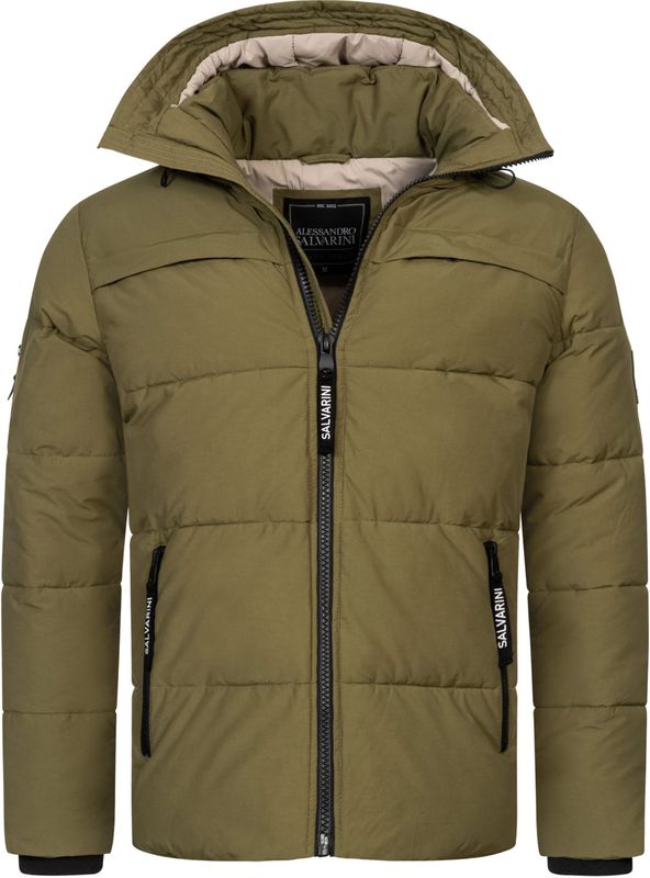 Alessandro Salvarini - AS-334 - Gewatteerde Winterjas - Gevoerde Capuchon