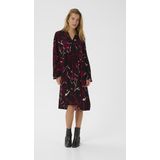 Kaffe - KALisette - Jurk - Bessen/Zwart/Wolwit