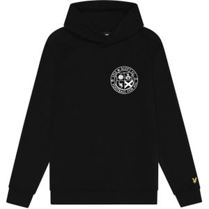 Lyle & Scott Kinder/Kids Voetbal Logo Hoodie (Zwart)