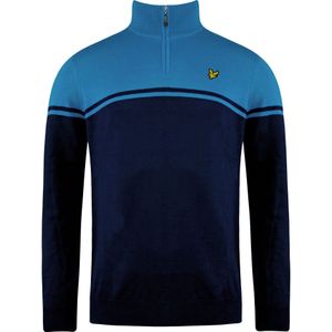 Lyle & Scott - Croft - Winterblauwe Sweater - Heren