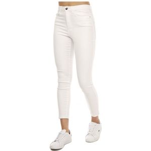 Vero Moda Sophia Skinny Jeans Met Hoge Taille Voor Dames, Wit - Maat 40 Kort