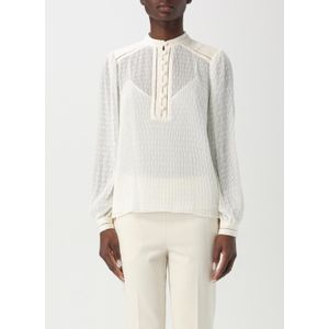 Plissé Polkadot Blouse