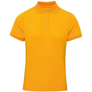 Premier Dames/Dames Coolchecker PiquÃ© Poloshirt (Zonnebloem)