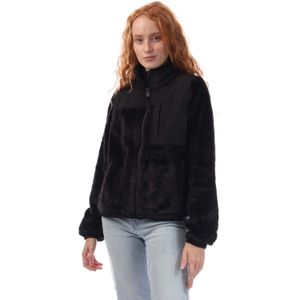 DKNY Dames/Dames Overgangs Teddy Bont Full Zip Jas (Zwart)