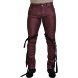 Metallic Broek Bourgogne