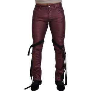 Metallic Broek Bourgogne
