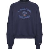 Tommy Hilfiger - Sweatshirt - Blauw - Dames - Katoen