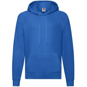 Fruit of the Loom Lichtgewicht capuchontrui voor volwassenen (Koningsblauw)