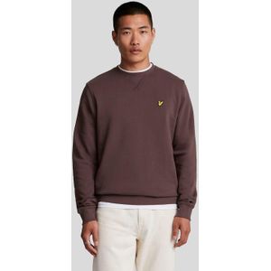 Lyle & Scott Heren Sweatshirt met ronde hals (Bruin)