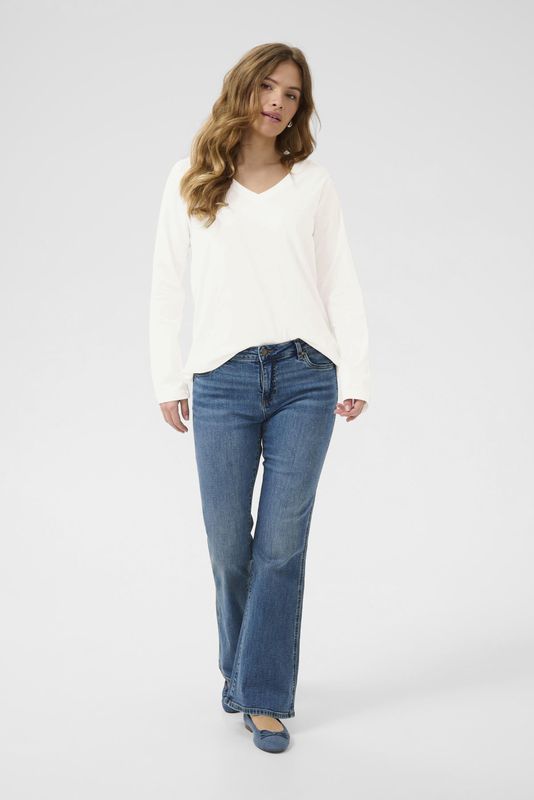 T-shirt met lange mouwen CUbase Relaxed fit white