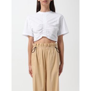 Geverfde Korte Mouwen Crop Top