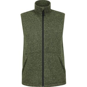 Mountain Warehouse Heren Idris Fleece Gilet (Kaki Groen)