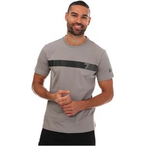 Men's Emporio Armani EA7 7 Series T-Shirt in Grey
