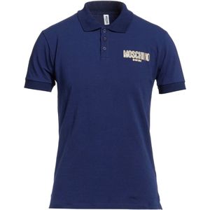 Moschino - Swim-logo - Poloshirt - Marineblauw
