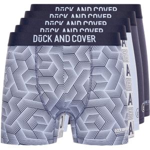 Duck and Cover Heren Quendle Boxershorts (Set van 5) (Veelkleurig)