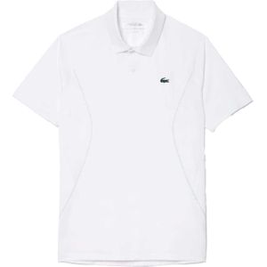 Lacoste Heren Novak Djokovic Regular Tennis Poloshirt (Wit)