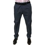 Dolce & Gabbana, Heren, Broeken, Blauw, Maat: XS Katoen,