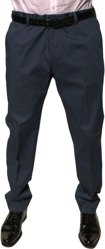 Dolce & Gabbana, Heren, Broeken, Blauw, Maat: XS Katoen,