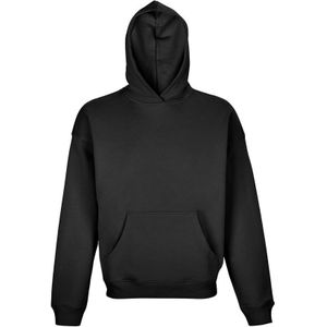 SOLS Unisex Adult Connor Organic Oversized Hoodie (Zwart) - Maat XS