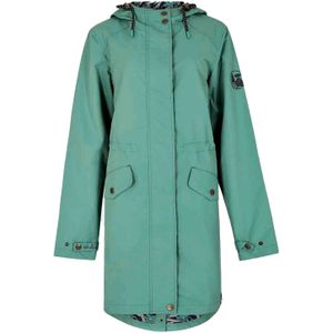 Weird Fish Dames Delara Waterafstotende Jas (Donkergroen)