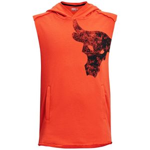 Under Armour - Project Rock Terry - Hoodie - Oranje