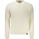 North Sails - Ronde-hals Knitwear - Wit - Heren - Kasjmier