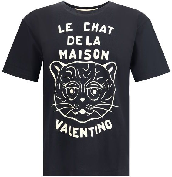 T-shirt met kattenprint