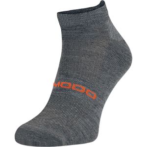 Merinowol hardloopsokken | Comodo | Lichtgewicht gedempte enkelsportsokken voor heren en dames - Donker Grijs