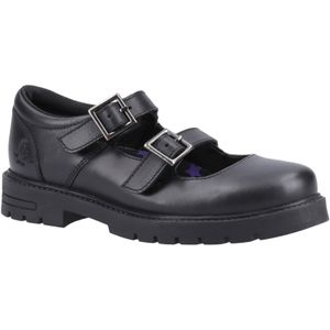 Hush Puppies - Ella Junior - Leren Schoenen - Zwart