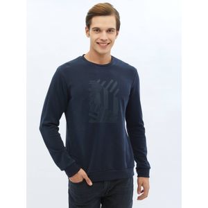 Sweatshirt met ronde hals en print