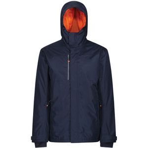 Regatta Heren Thermogen Verwarmd Waterdicht Jasje (Marine / Magma Oranje) - Maat 3XL