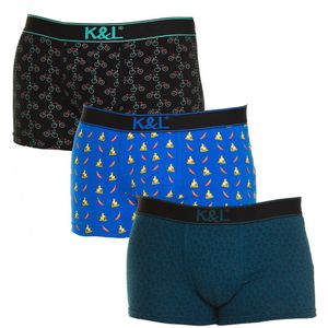 Pack-3 Boxers Grappig ademende stof KL3010 man