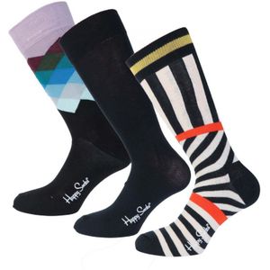 Accessoires Happy Socks Waterfall 3 Pack Sokken in Paars